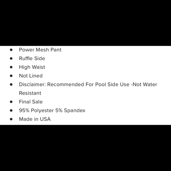 See Through Cover Up Pant - White - Picture 6 of 6